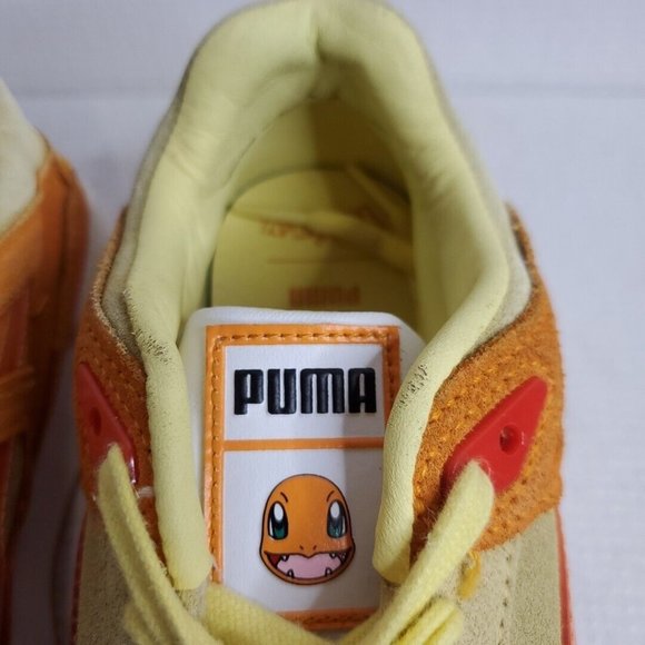 Puma Pokemon Slipstream Lo Jr Charmander Shoe Sneaker Mens Kid Youth Size 5.5 US - Picture 5 of 11